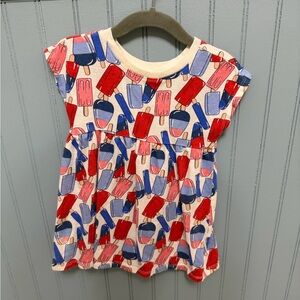 Old Navy Ice Pop Pattern Kids Tee - Red, Blue, White